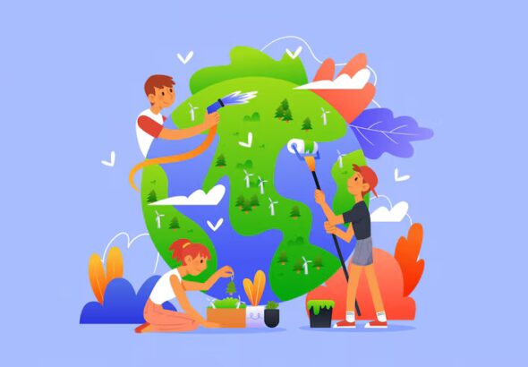 illustrated-save-planet-design_23-2148515539